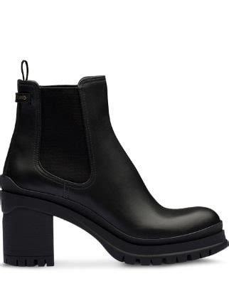 saks fifth avenue prada boots|Prada chunky heel ankle boots.